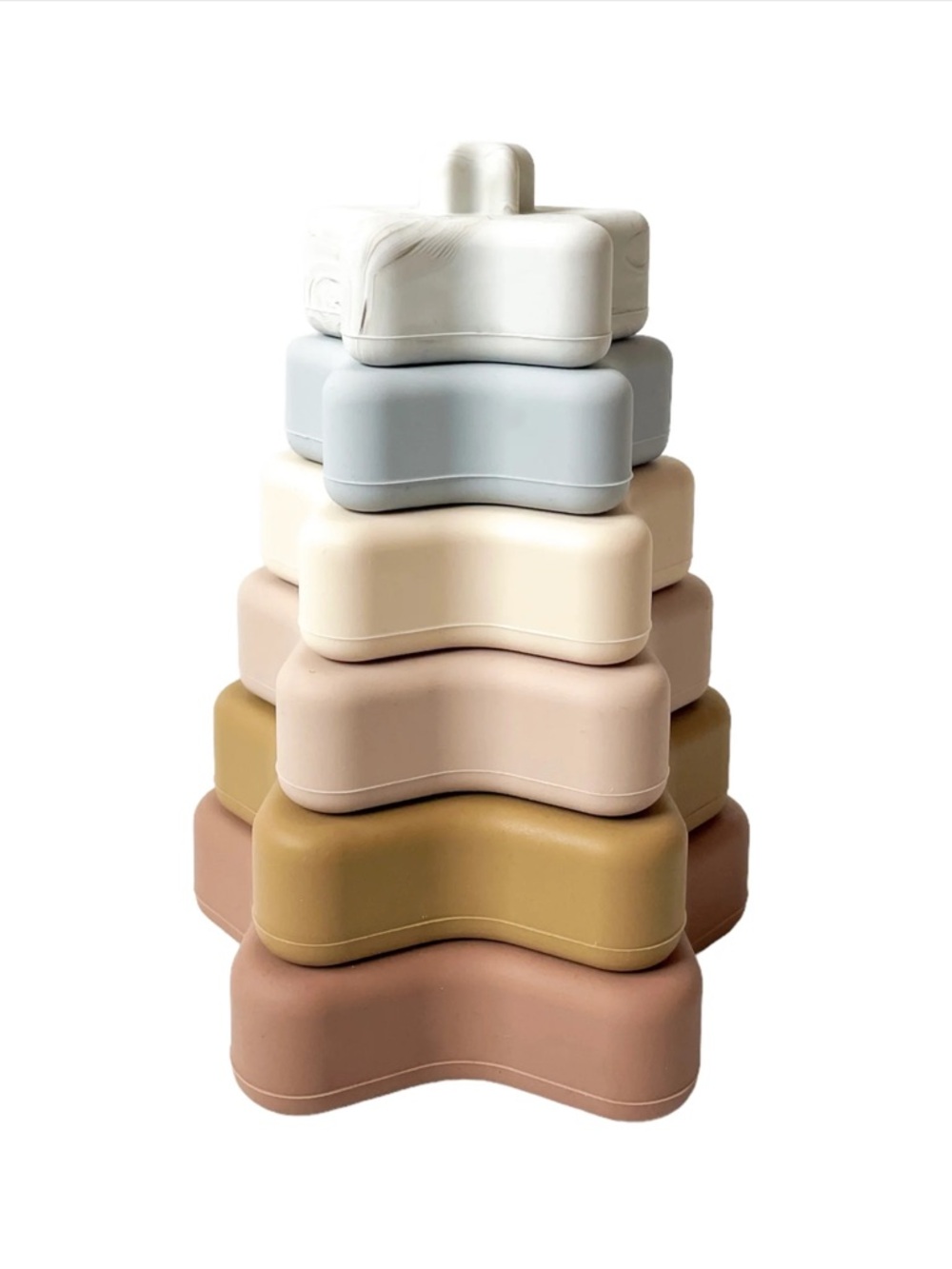 Silicone Star Stacking Toy Neutral